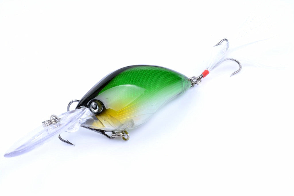 6x 11cm Popper Crank Bait Fishing Lure Lures Surface Tackle Saltwater 6