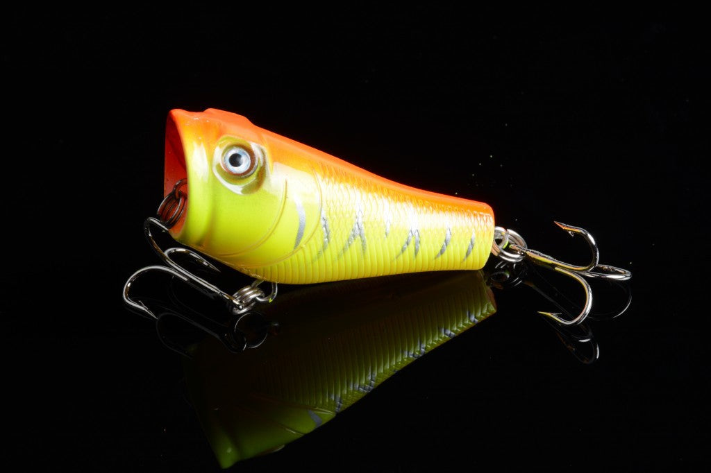 4X 5cm Popper Poppers Fishing Lure Lures Surface Tackle Fresh Saltwater 7