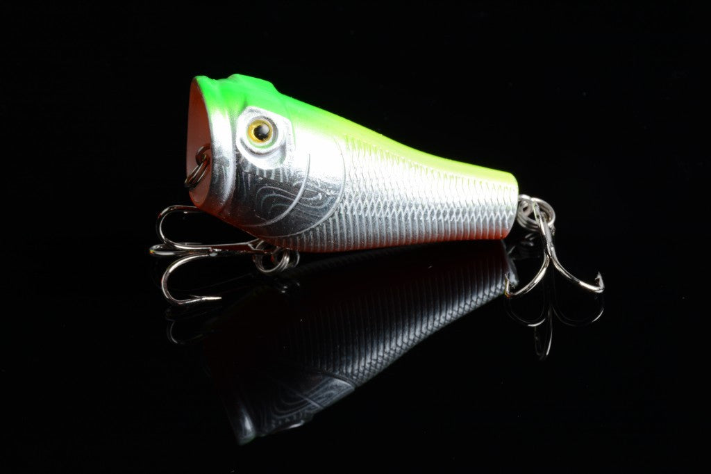 4X 5cm Popper Poppers Fishing Lure Lures Surface Tackle Fresh Saltwater 8