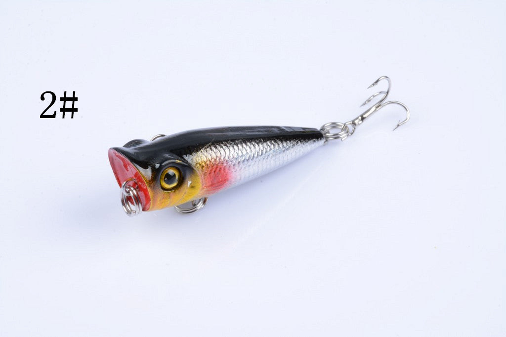 5X 5cm Popper Poppers Fishing Lure Lures Surface Tackle Fresh Saltwater 6