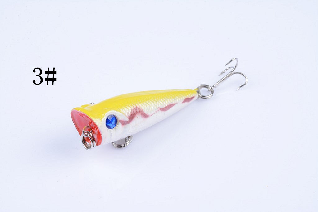 5X 5cm Popper Poppers Fishing Lure Lures Surface Tackle Fresh Saltwater 7
