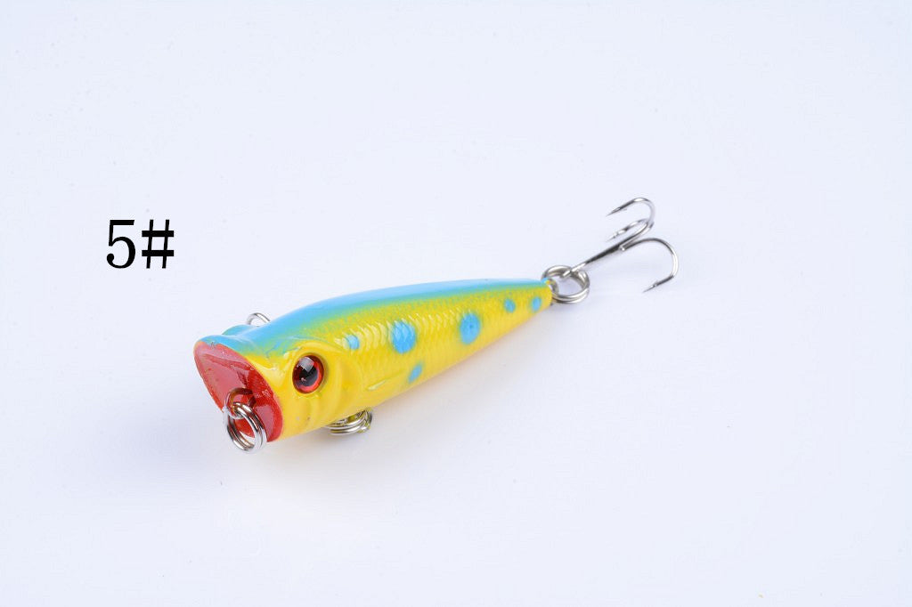 5X 5cm Popper Poppers Fishing Lure Lures Surface Tackle Fresh Saltwater 9