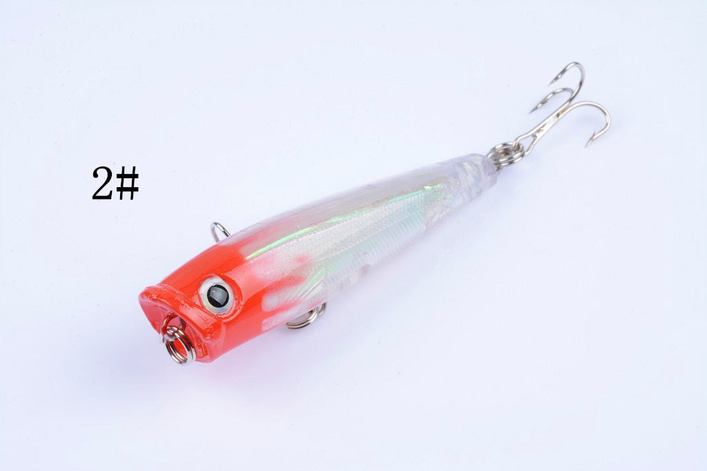 8X 6.5cm Popper Poppers Fishing Lure Lures Surface Tackle Fresh Saltwater 6