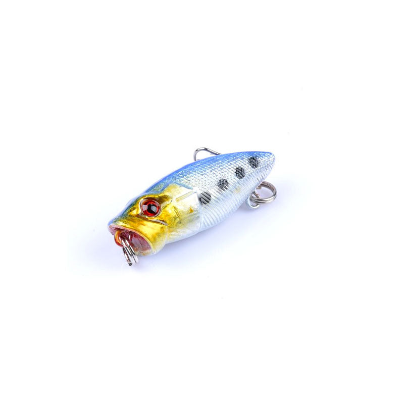 6X 3.5cm Popper Poppers Fishing Hard Lure Lures Surface Tackle Fresh Saltwater 9