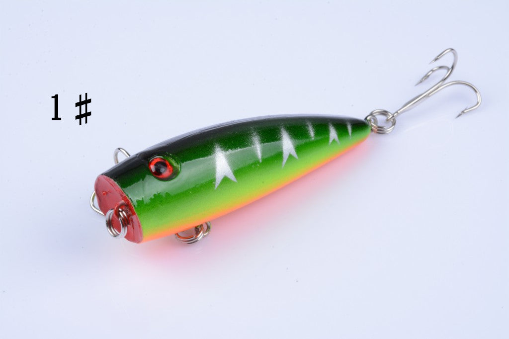 5X 7cm Popper Poppers Fishing Lure Lures Surface Tackle Fresh Saltwater 5
