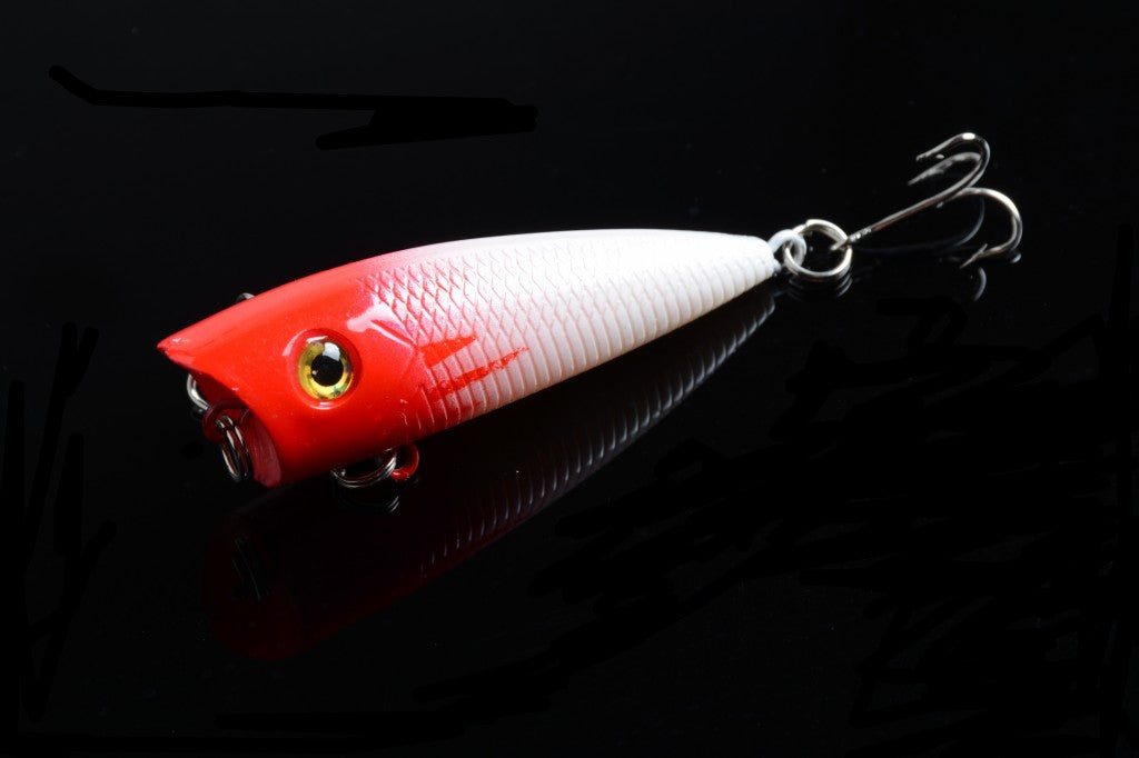 5X 6cm Popper Poppers Fishing Lure Lures Surface Tackle Fresh Saltwater 7