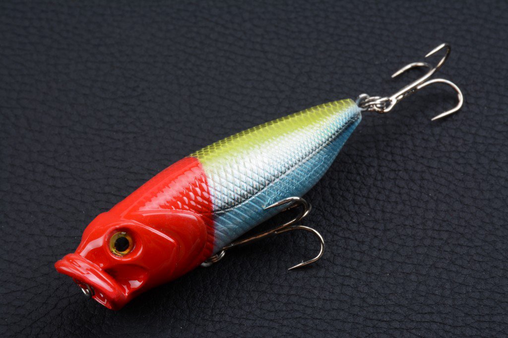 4X 8cm Popper Poppers Fishing Lure Lures Surface Tackle Fresh Saltwater 9
