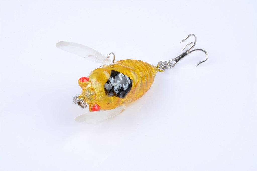 4x Popper Poppers 5cm Fishing Lure Lures Surface Tackle Fresh Saltwater 5