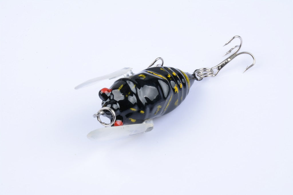 4x Popper Poppers 5cm Fishing Lure Lures Surface Tackle Fresh Saltwater 7