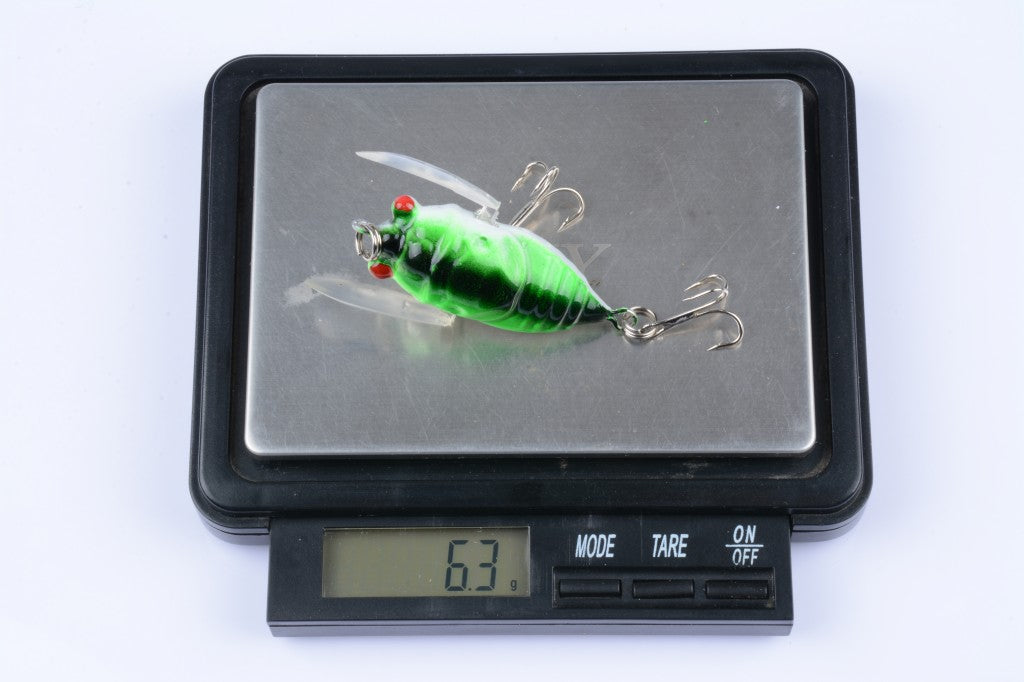 4x Popper Poppers 5cm Fishing Lure Lures Surface Tackle Fresh Saltwater 10