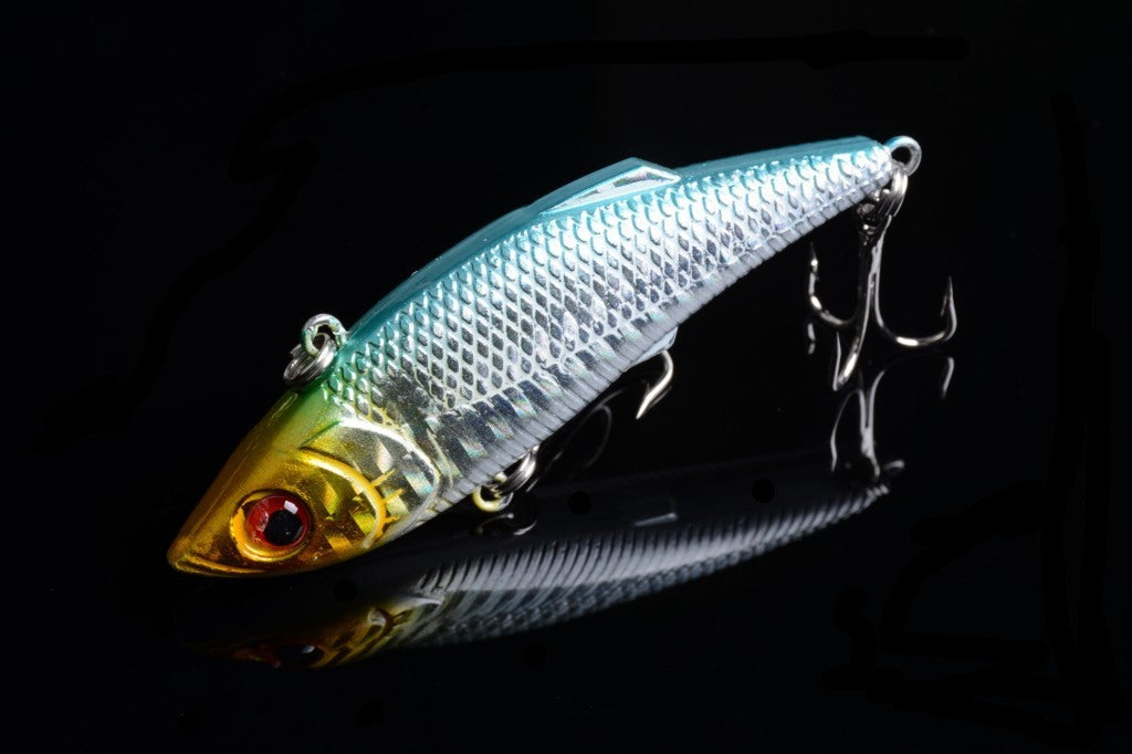 6x 8cm Vib Bait Fishing Lure Lures Hook Tackle Saltwater 6