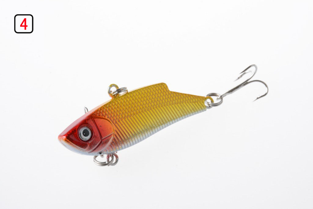 10x 5.5cm Vib Bait Fishing Lure Lures Hook Tackle Saltwater 6