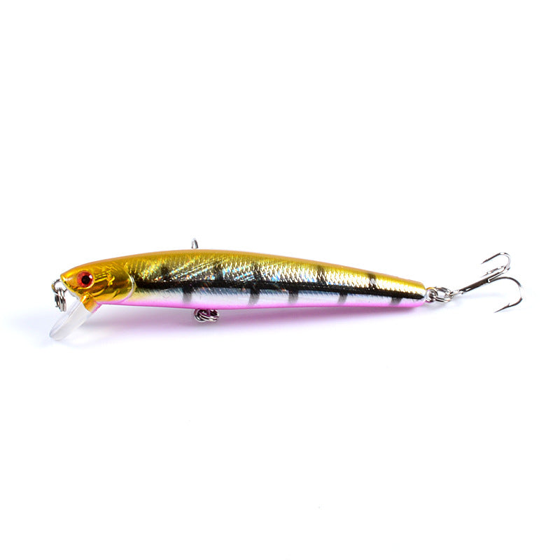 6x Popper Minnow 9.6cm Fishing Lure Lures Surface Tackle Fresh Saltwater 4