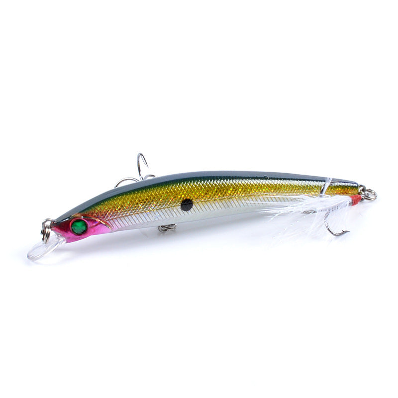8x Popper Minnow 11.2cm Fishing Lure Lures Surface Tackle Fresh Saltwater 4