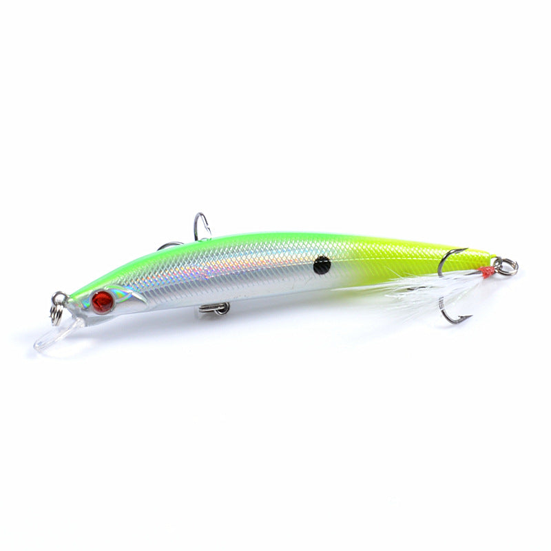 8x Popper Minnow 11.2cm Fishing Lure Lures Surface Tackle Fresh Saltwater 6