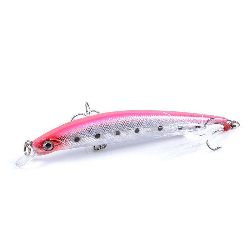 8x Popper Minnow 11.2cm Fishing Lure Lures Surface Tackle Fresh Saltwater 8