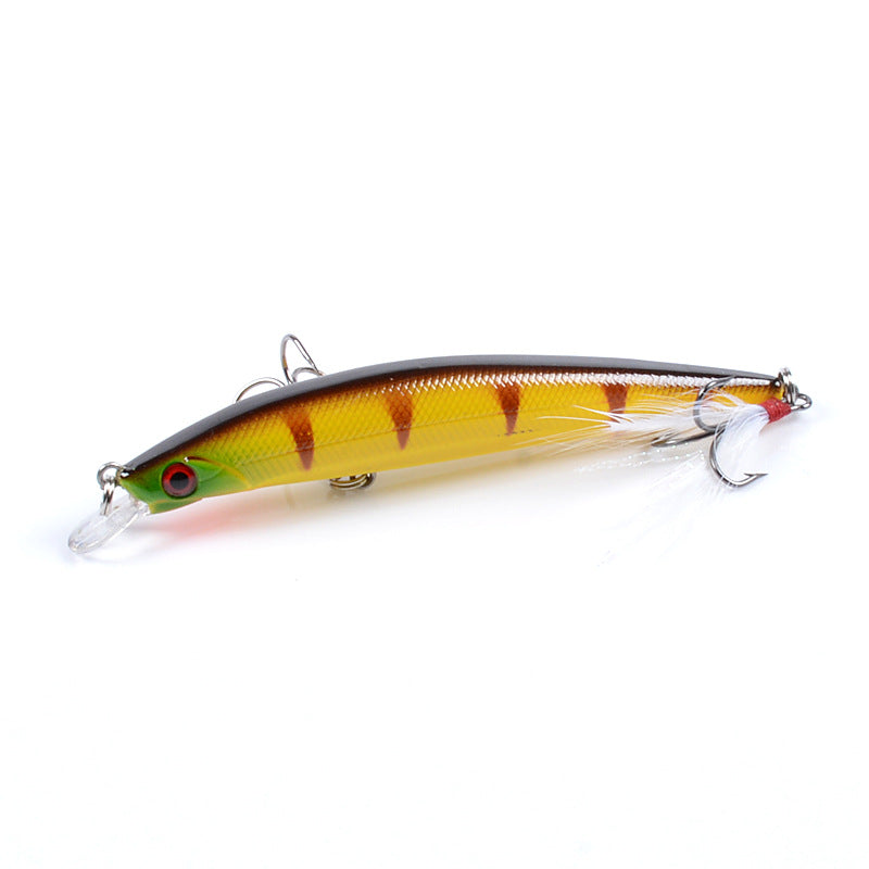 8x Popper Minnow 11.2cm Fishing Lure Lures Surface Tackle Fresh Saltwater 9