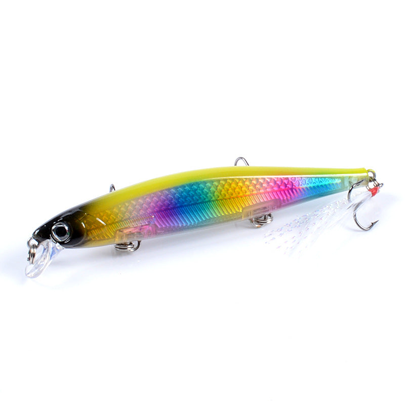 7x Popper Minnow 11cm Fishing Lure Lures Surface Tackle Fresh Saltwater 5