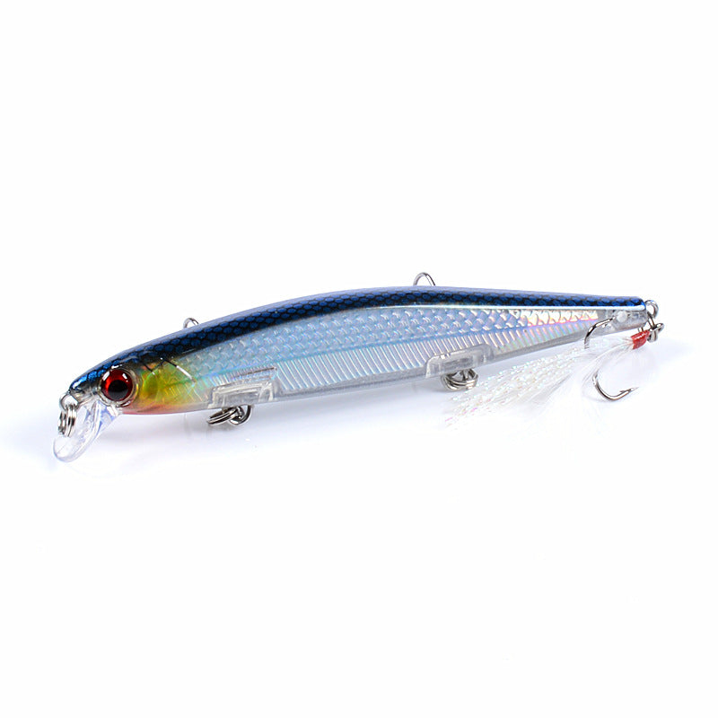 7x Popper Minnow 11cm Fishing Lure Lures Surface Tackle Fresh Saltwater 9