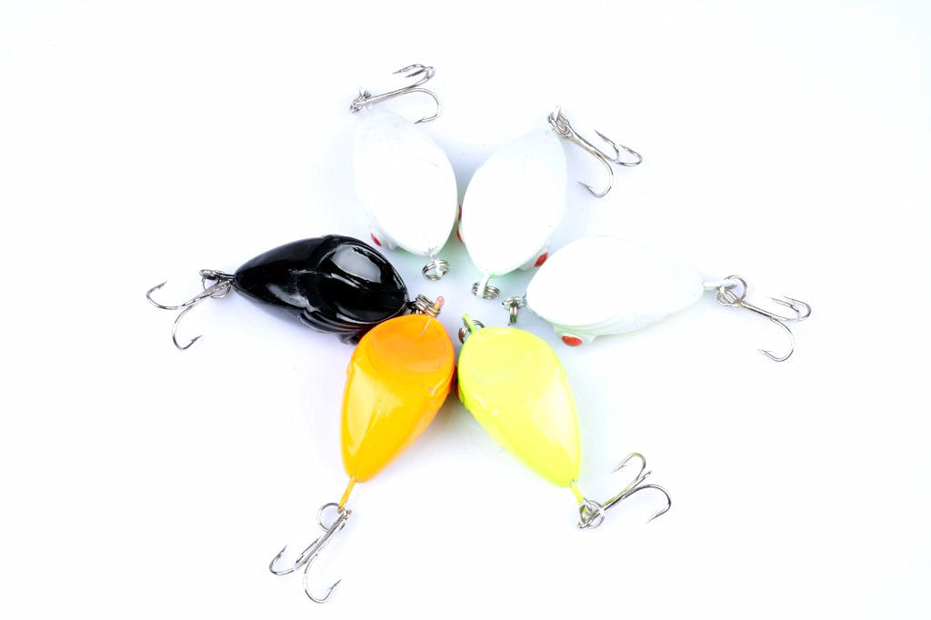 6X 4cm Popper Poppers Fishing Lure Lures Surface Tackle Fresh Saltwater 3