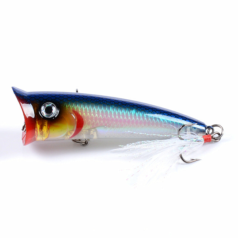 7x Popper Minnow 7.8cm Fishing Lure Lures Surface Tackle Fresh Saltwater 3