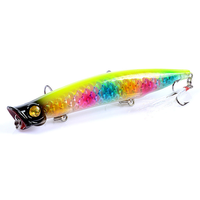 6x Popper Poppers 11.7cm Fishing Lure Lures Surface Tackle Fresh Saltwater 4