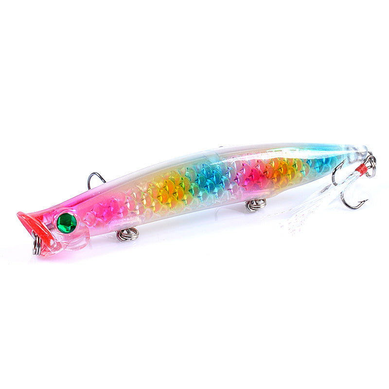 6x Popper Poppers 11.7cm Fishing Lure Lures Surface Tackle Fresh Saltwater 7