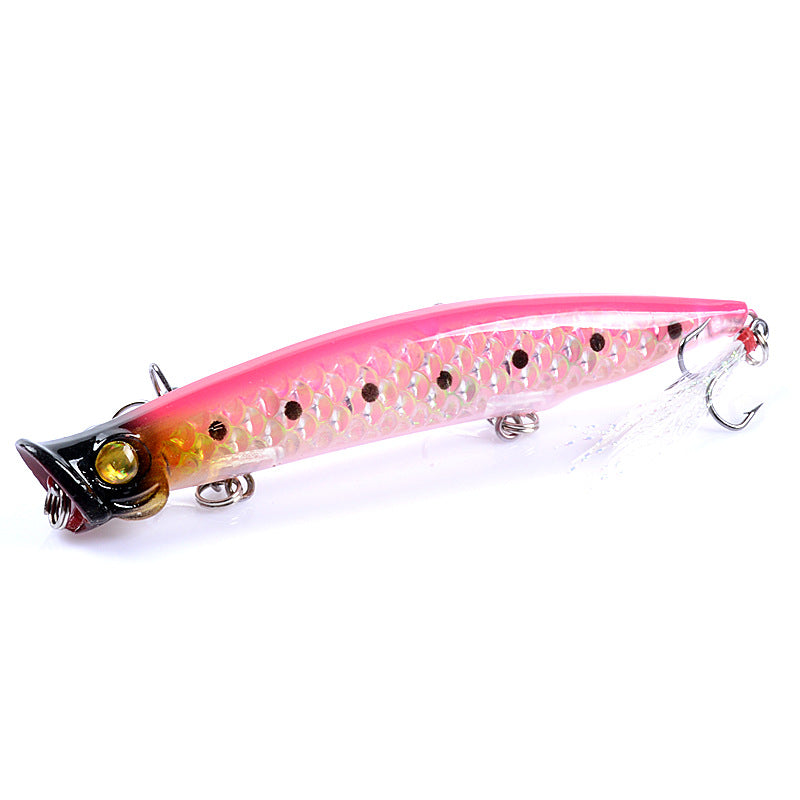 6x Popper Poppers 11.7cm Fishing Lure Lures Surface Tackle Fresh Saltwater 8