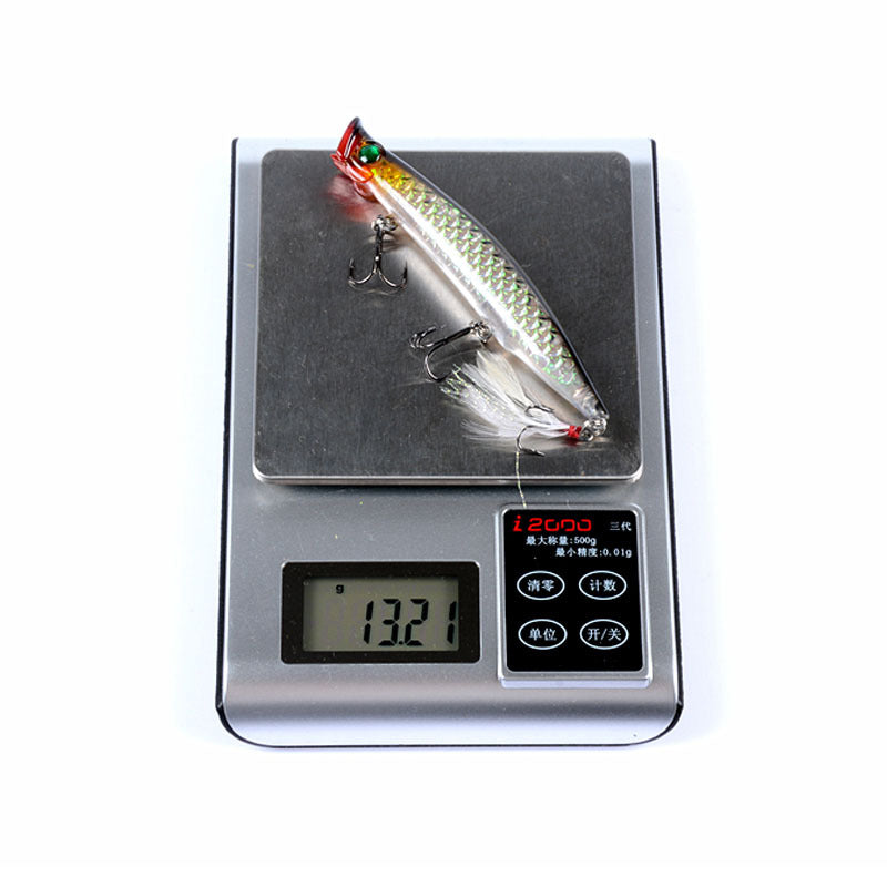 6x Popper Poppers 11.7cm Fishing Lure Lures Surface Tackle Fresh Saltwater 9