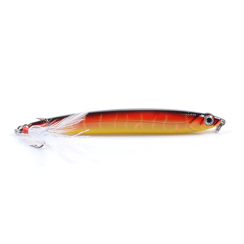 6x Popper Minnow 10cm Fishing Lure Lures Surface Tackle Fresh Saltwater 6