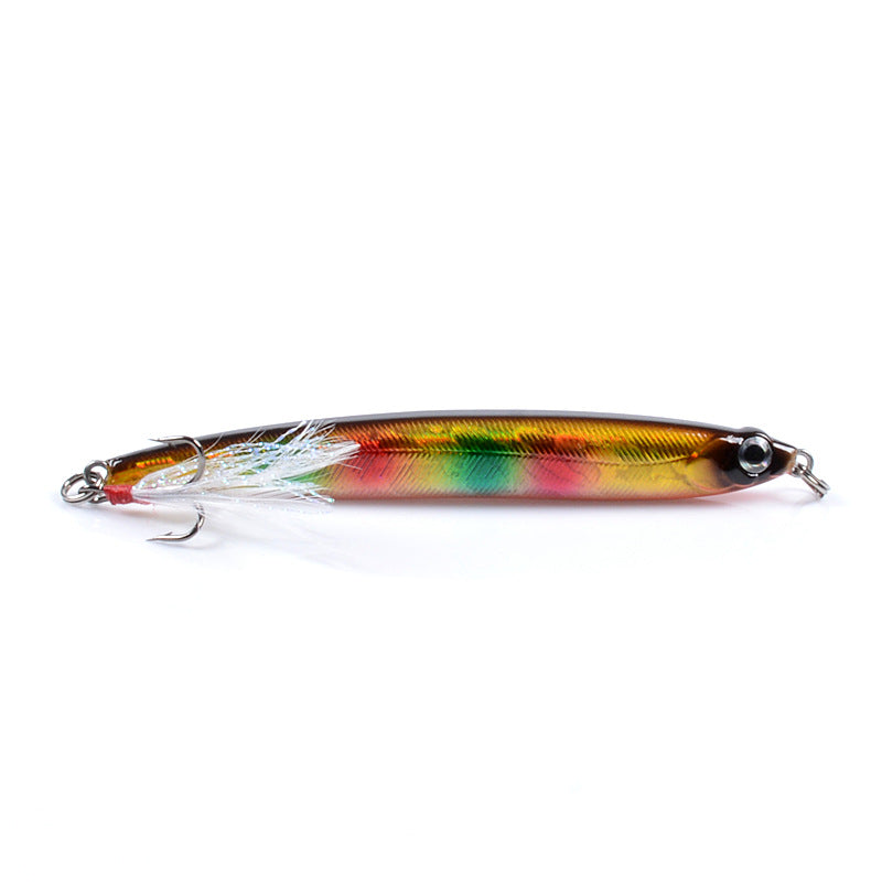 6x Popper Minnow 10cm Fishing Lure Lures Surface Tackle Fresh Saltwater 7
