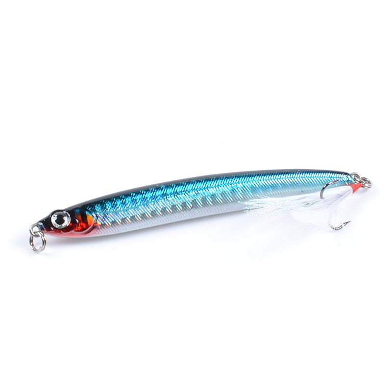 6x Popper Minnow 10cm Fishing Lure Lures Surface Tackle Fresh Saltwater 8