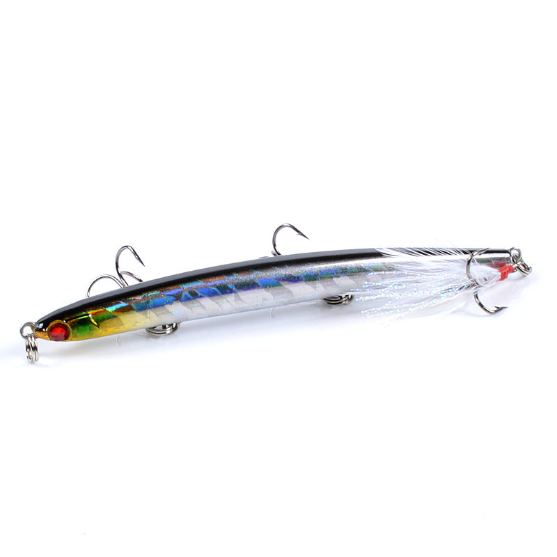 8x Popper Minnow 11.7cm Fishing Lure Lures Surface Tackle Fresh Saltwater 6
