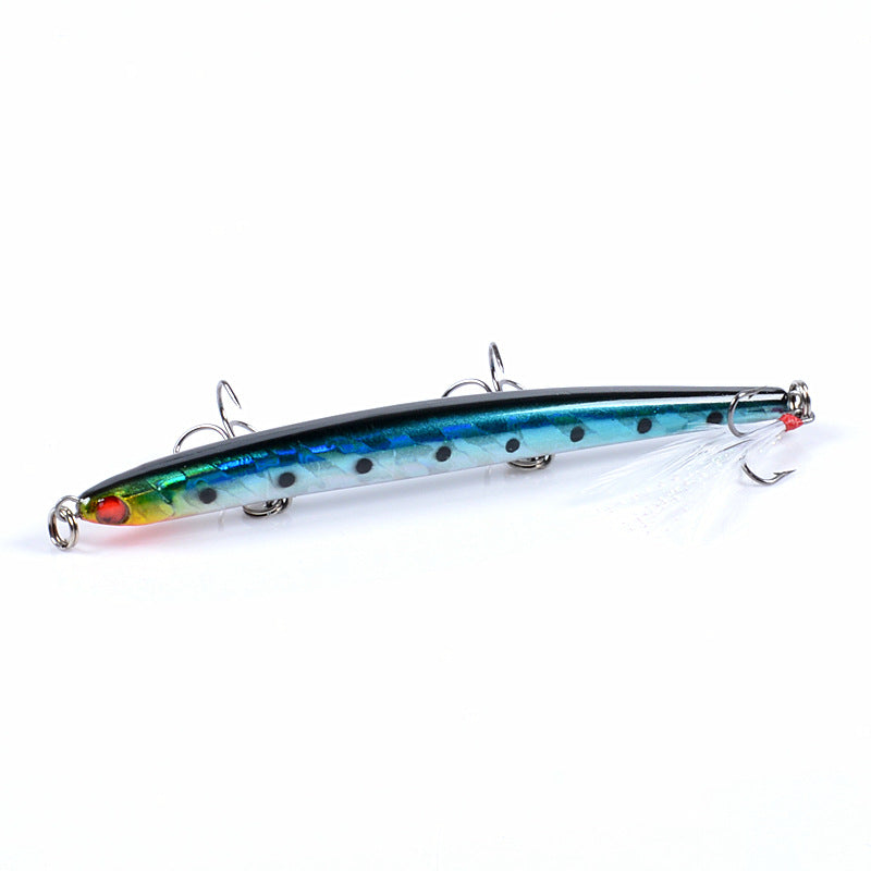 8x Popper Minnow 11.7cm Fishing Lure Lures Surface Tackle Fresh Saltwater 8
