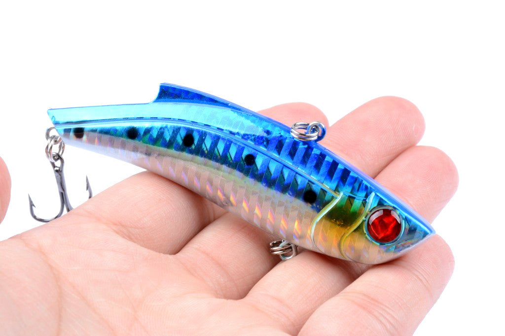 5x 9cm Vib Bait Fishing Lure Lures Hook Tackle Saltwater 4