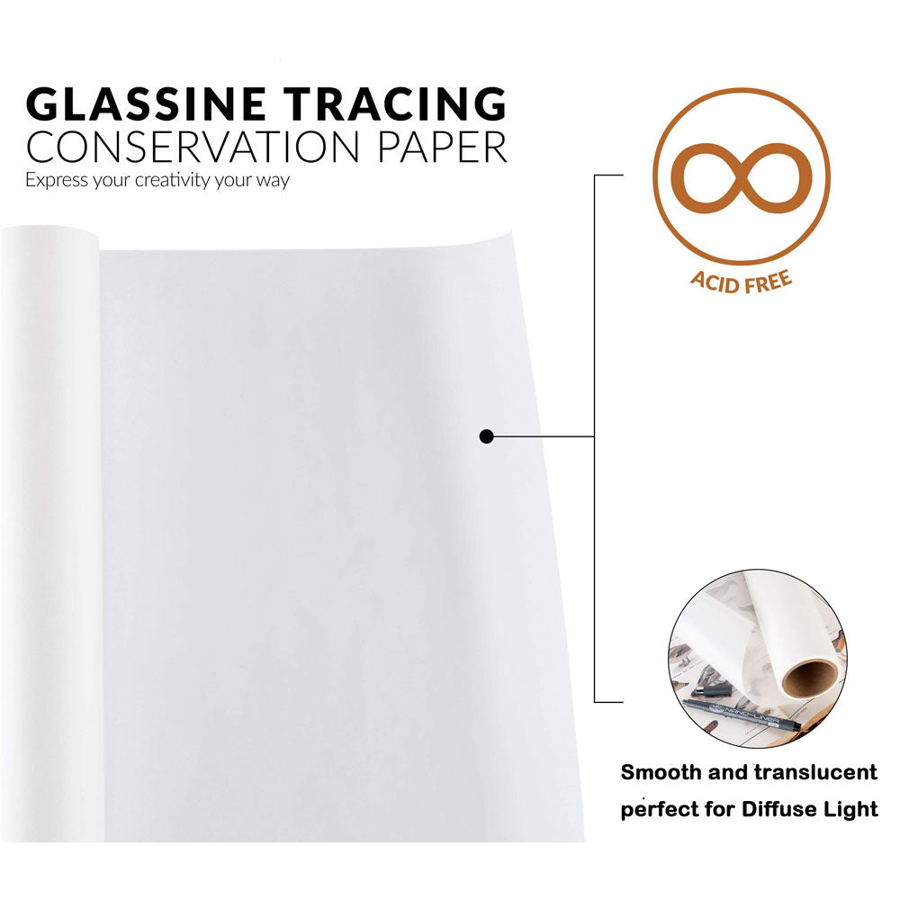 70m 88cm Wide  Glassine Tracing Paper Light Diffusion Translucent Photography 3