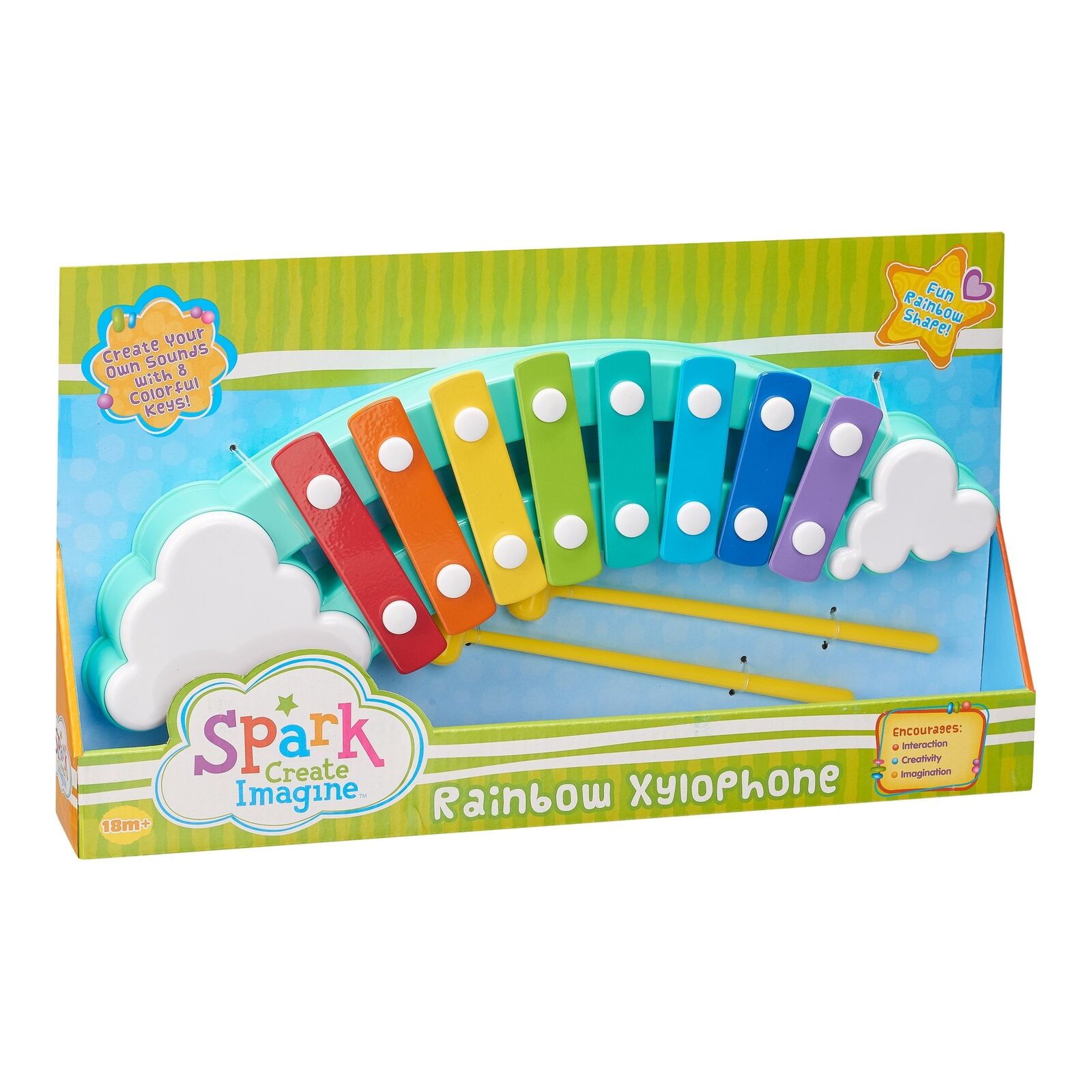 Spark. Create. Imagine. Rainbow Xylophone Musical Toy 3