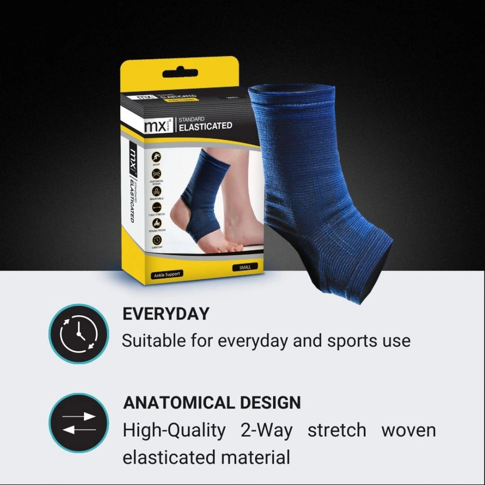 MX Health Standard Elasticated Ankle Support - Small 3