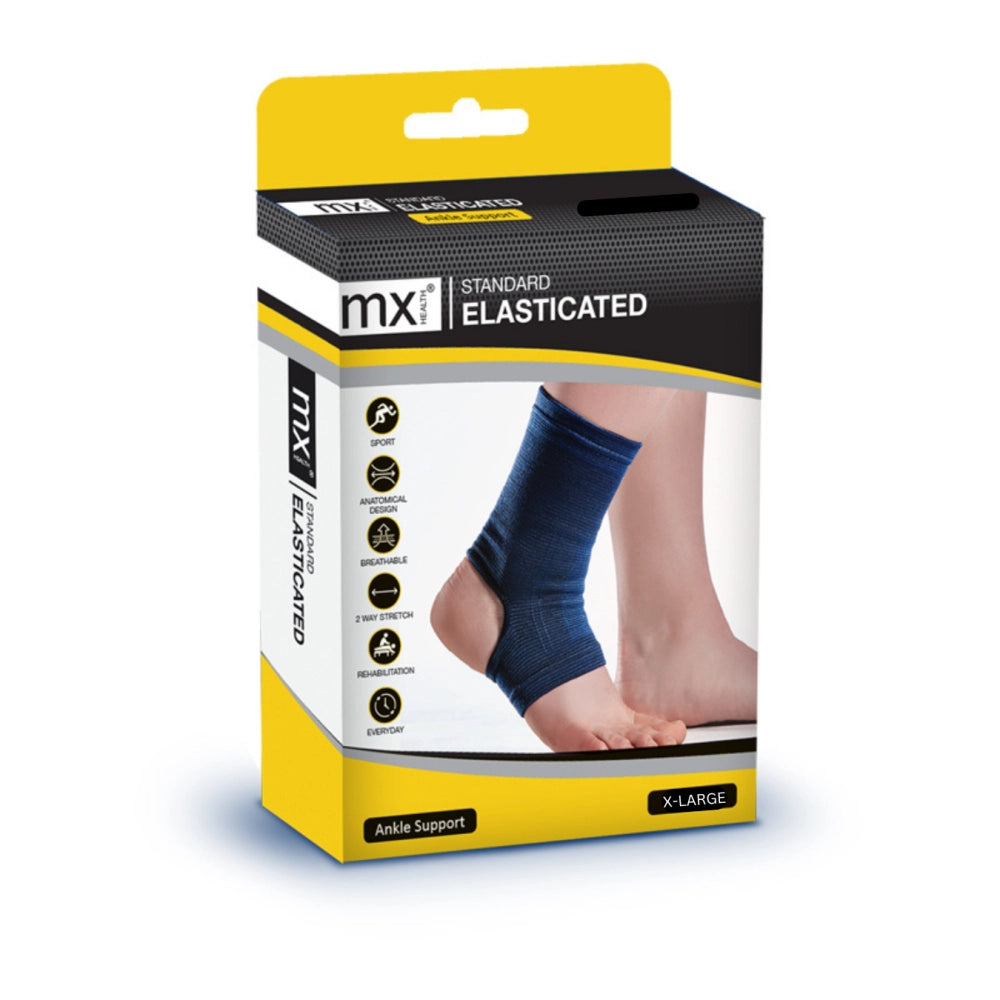 MX Health Standard Elasticated Ankle Support - Large 9