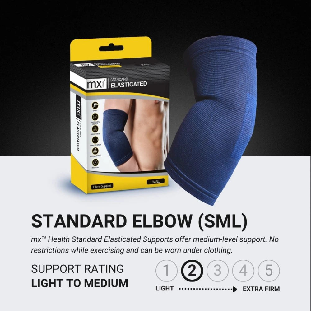 MX Health Standard Elasticated Elbow Support - Medium