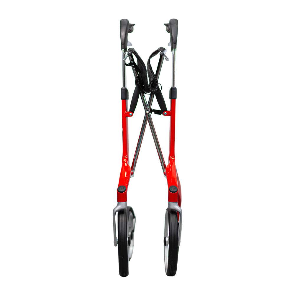 Let's Fly Mobility Rollator Wheelie Walker - Red 5