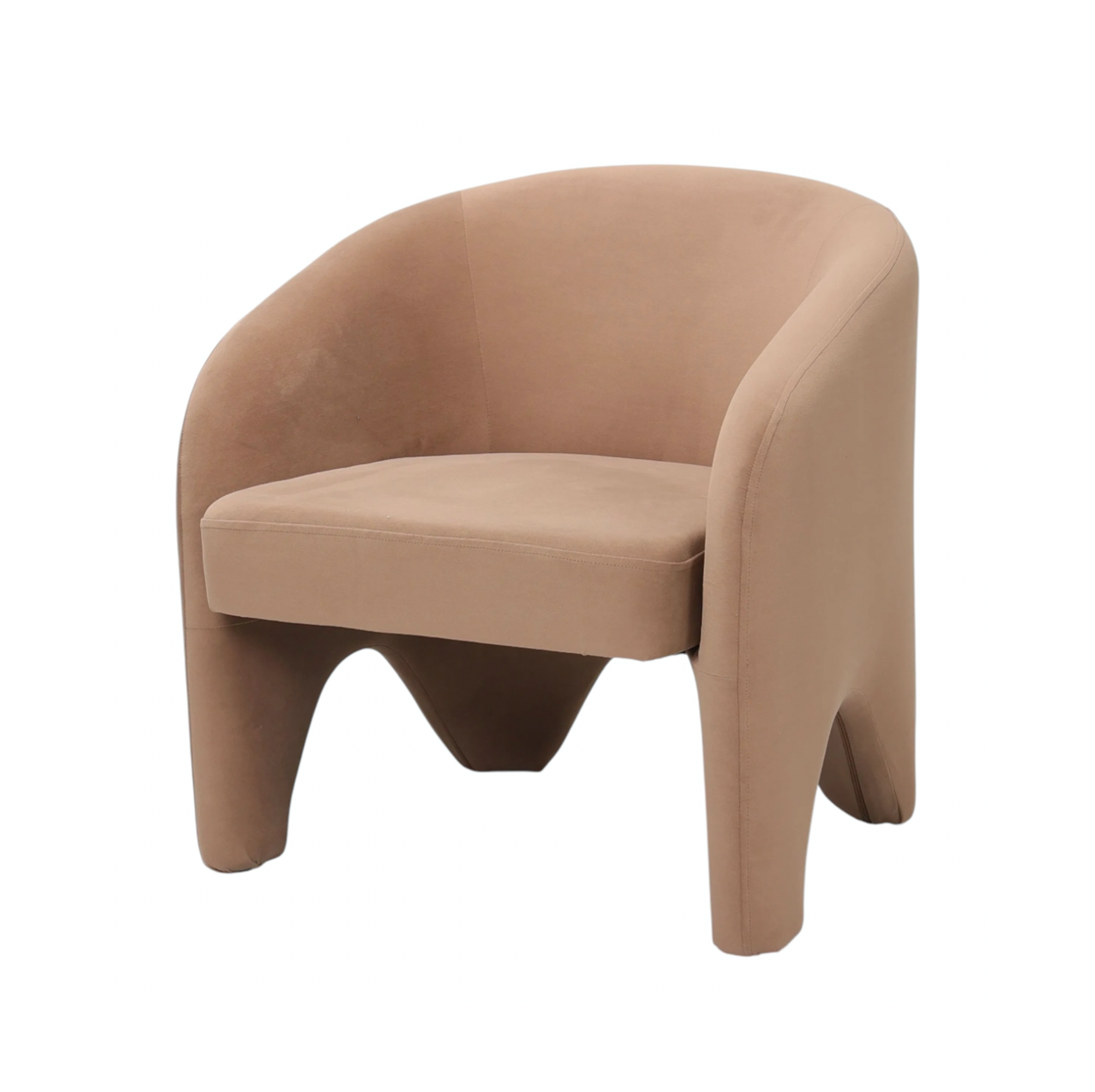 Interior Ave - Nova Sculptural Accent Chair – Velvet Chocolate 4