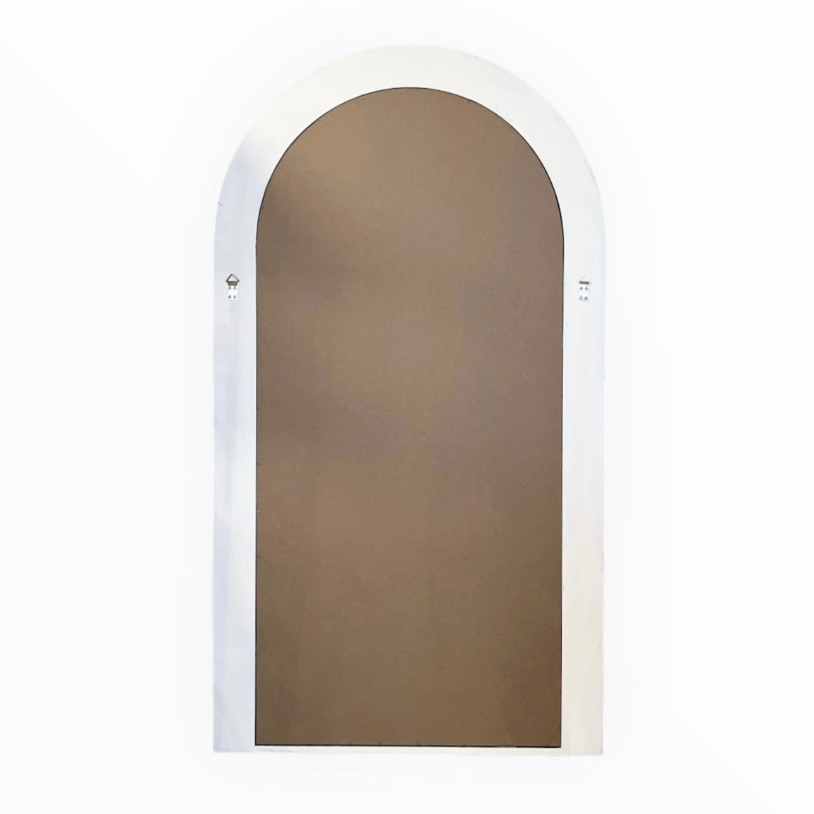 Interior Ave - Sierra Arched Mirror – Beach White | Sculptural Full-Length Mirror 3