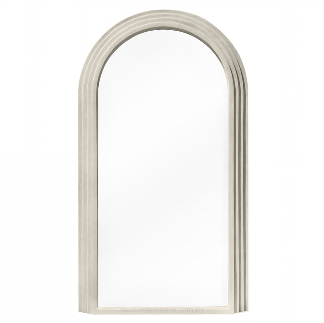 Interior Ave - Sierra Arched Step Mirror – Signature Sculptural Concrete Statement Piece 3
