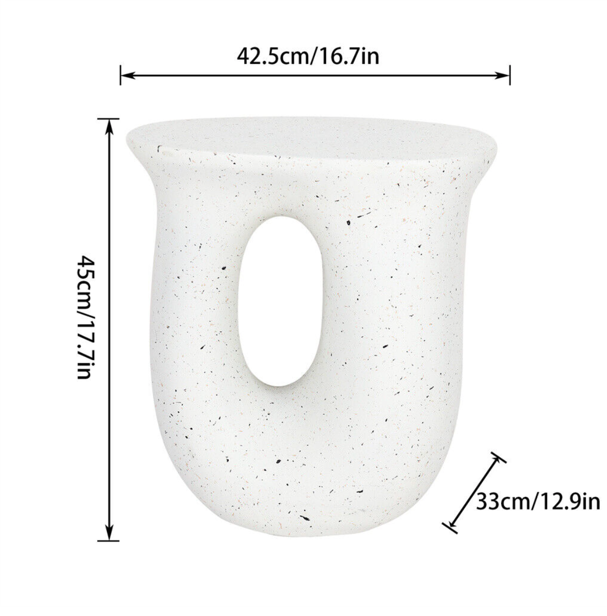 Interior Ave - Cosmo Terrazzo Accent Side Table 5