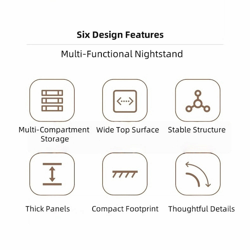 2x Bedside table set modern design wooden legs white drawers furniture 4