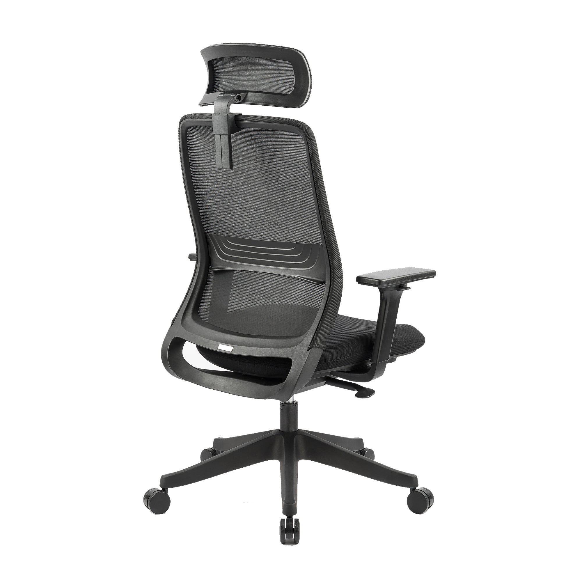 Carlie High Back Molded Foam Seat Ergonomic Office Chair In Black 3
