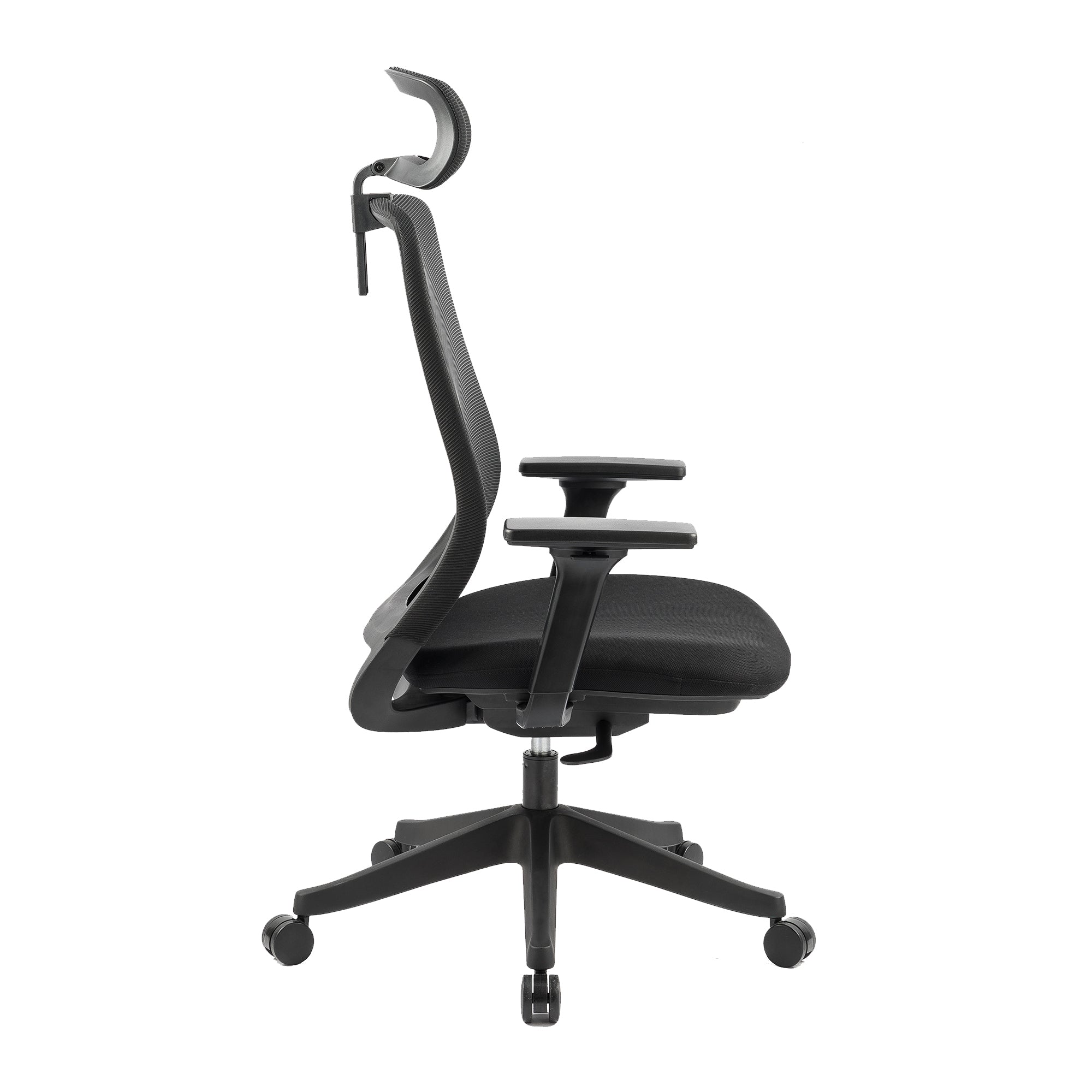 Carlie High Back Molded Foam Seat Ergonomic Office Chair In Black 4