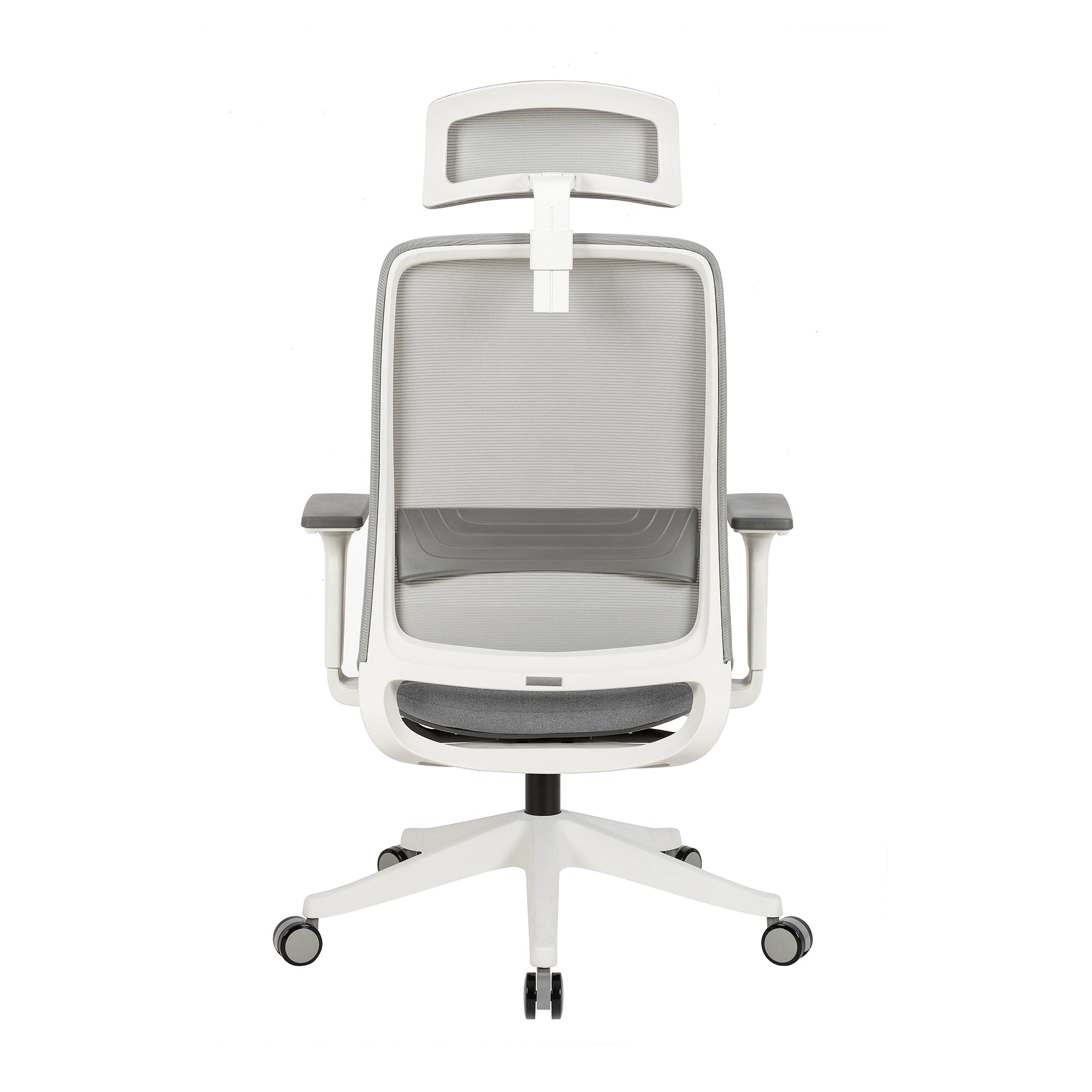 Carlie High Back Molded Foam Seat Ergonomic Office Chair In Grey 4