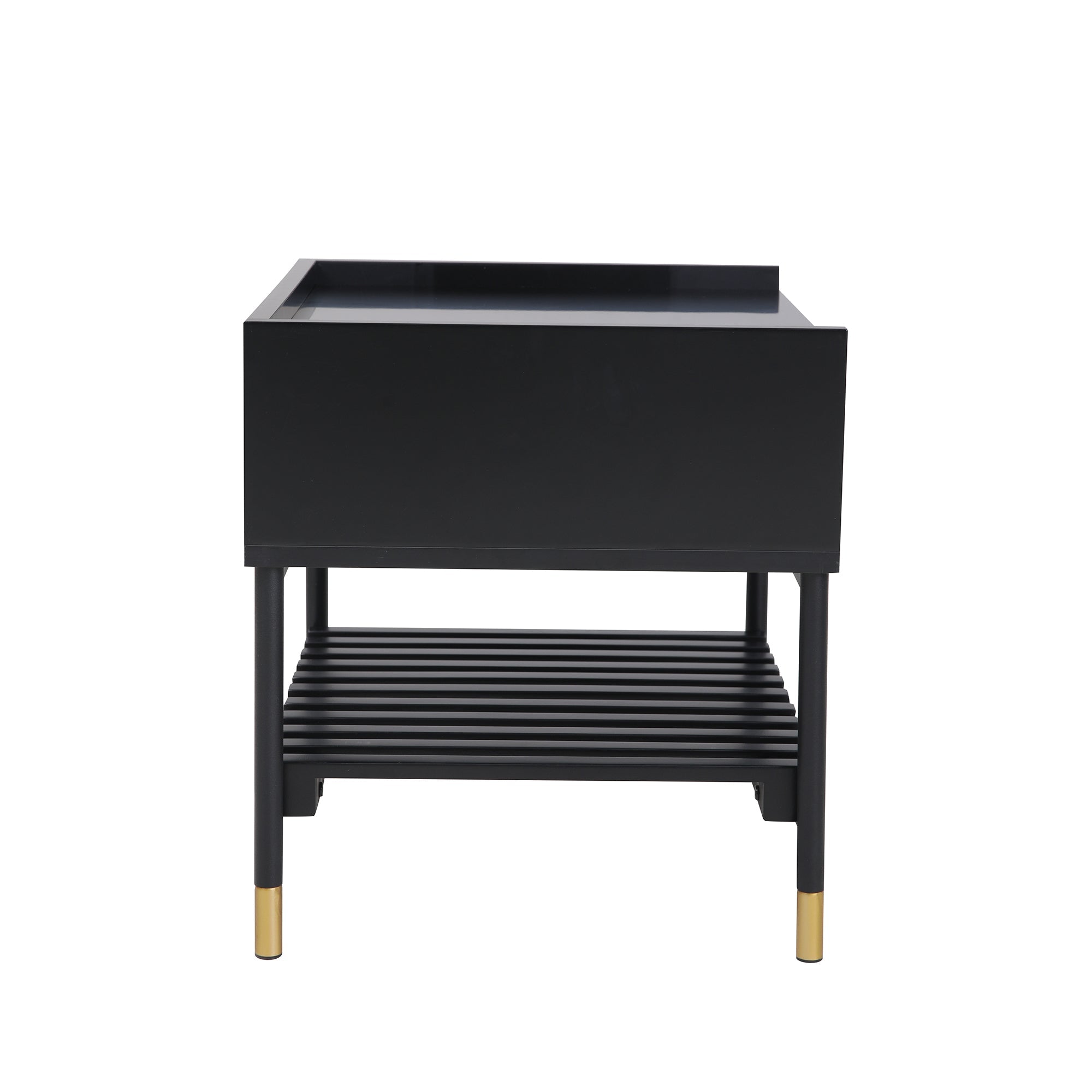 ALCONA Night Stand In Matte Black 4